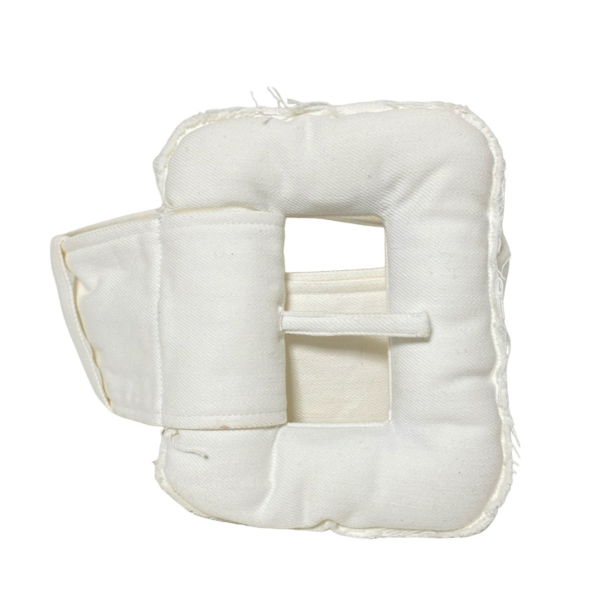 CELINE セリーヌ ベルト XS - 白 ビッグバックル フィービー コットン