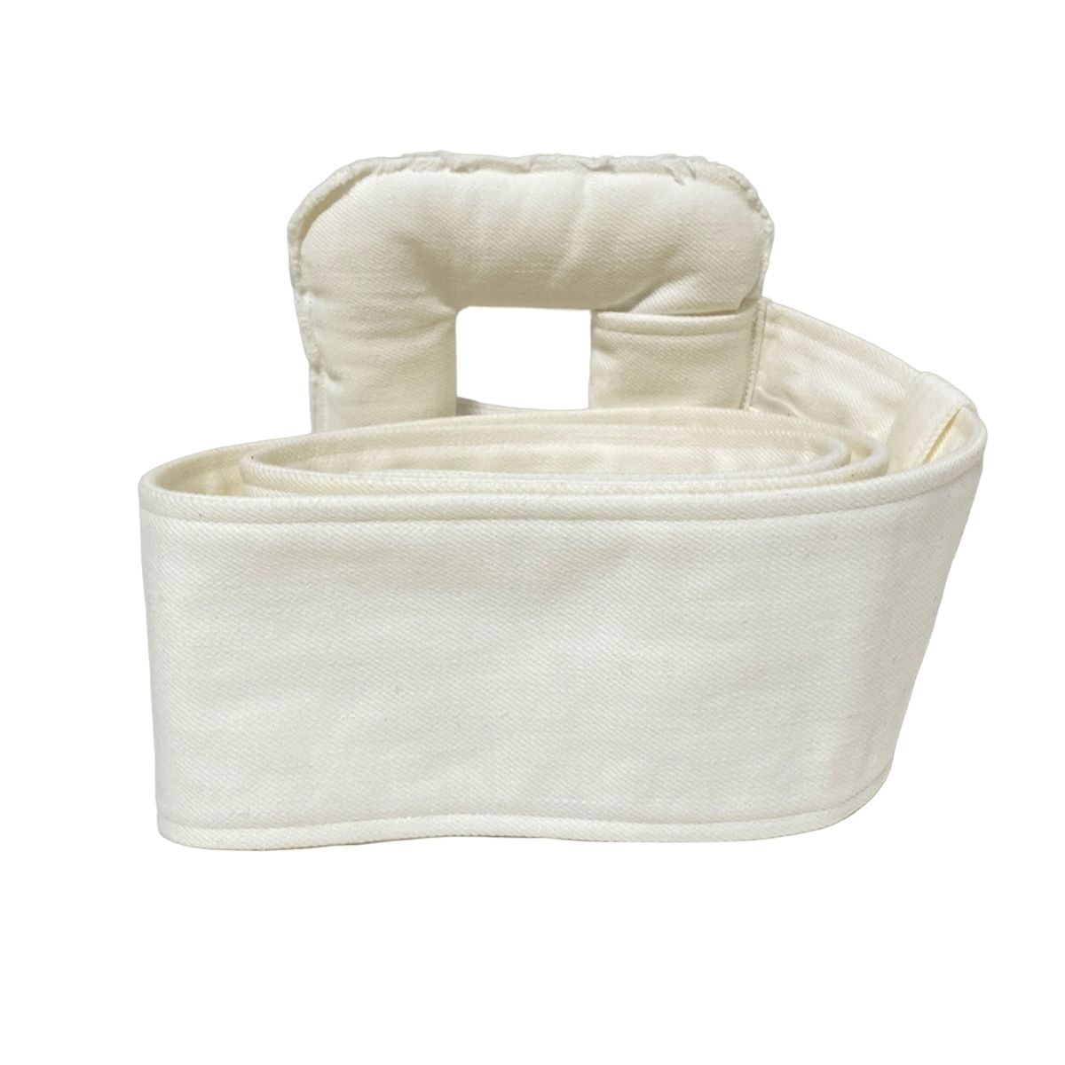 CELINE セリーヌ ベルト XS - 白 ビッグバックル フィービー コットン