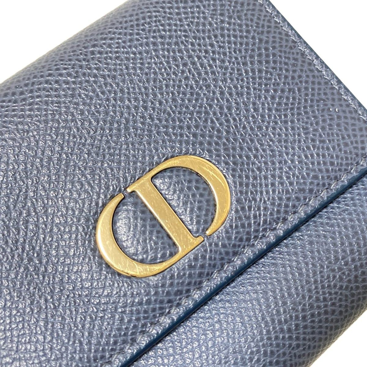 ネイビー レザー