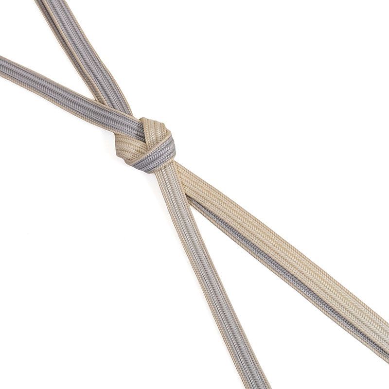 衿秀 帯締め綾竹組ぼかし撚房 白菫色 白百合色 ms 1347