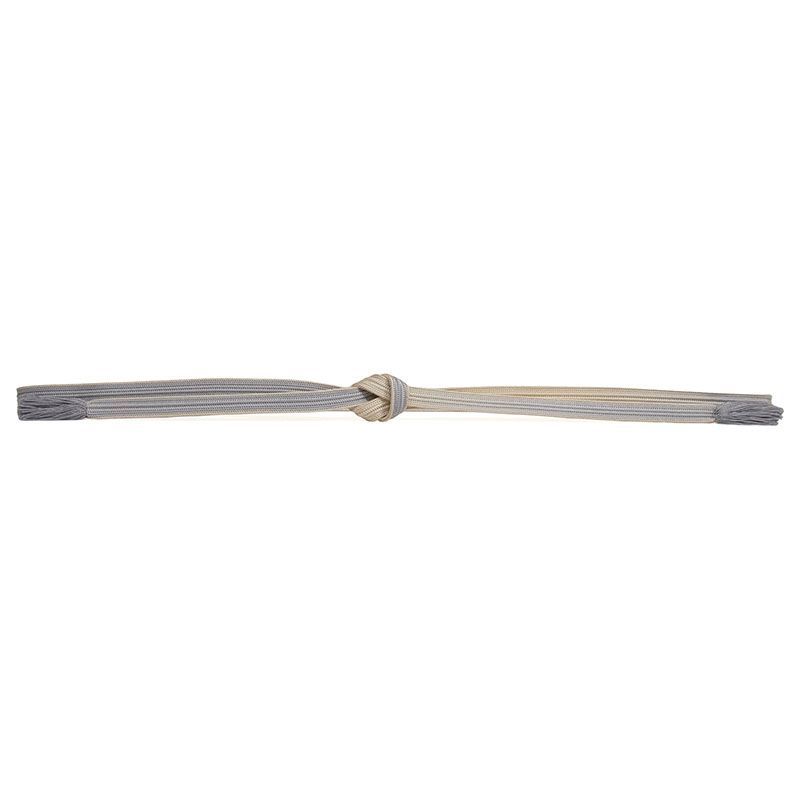 帯締め綾竹組ぼかし撚房 白菫色