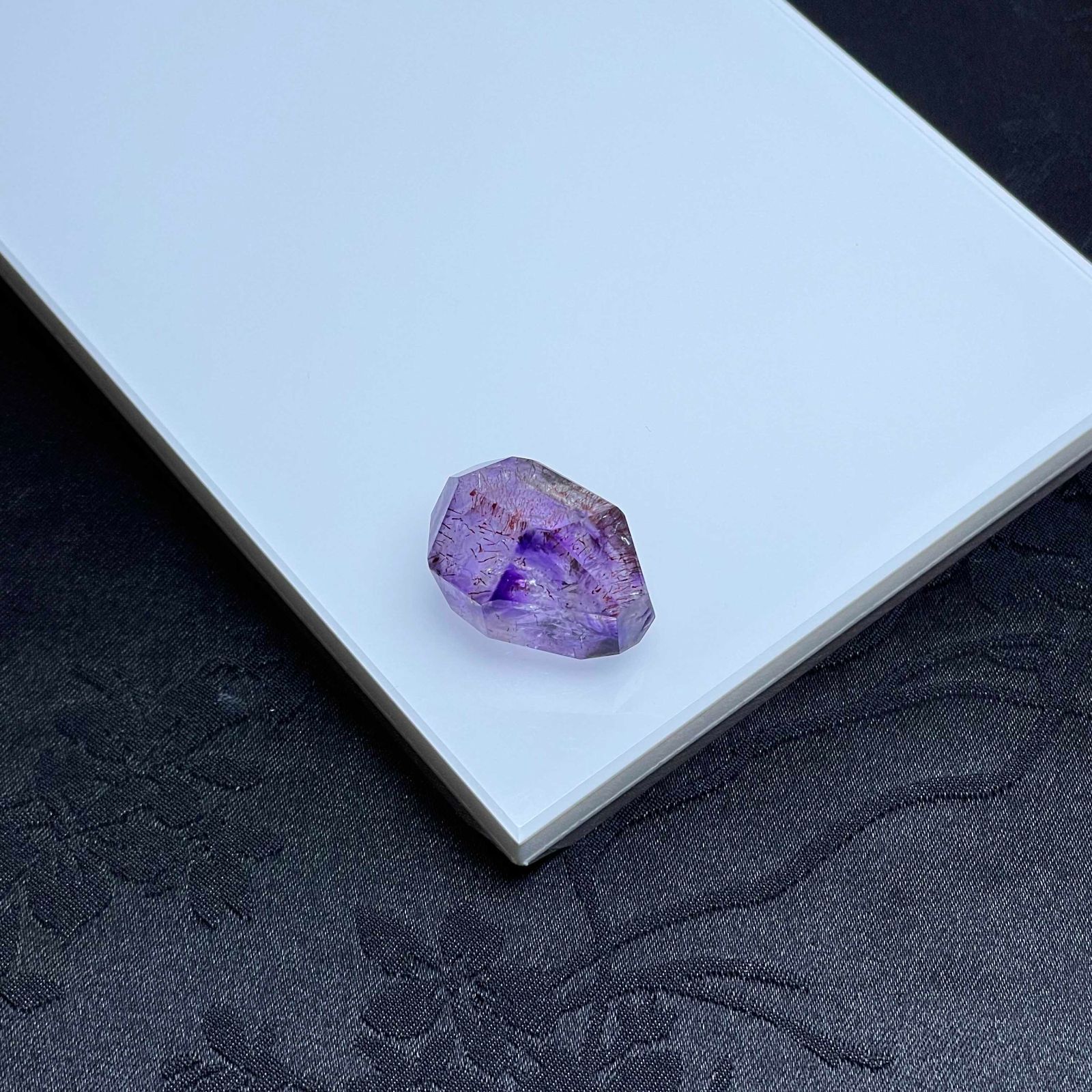 上 スーパーセブン パワーストーン 天然石 原石 27 19.6 15.7 mm ZZ 1847