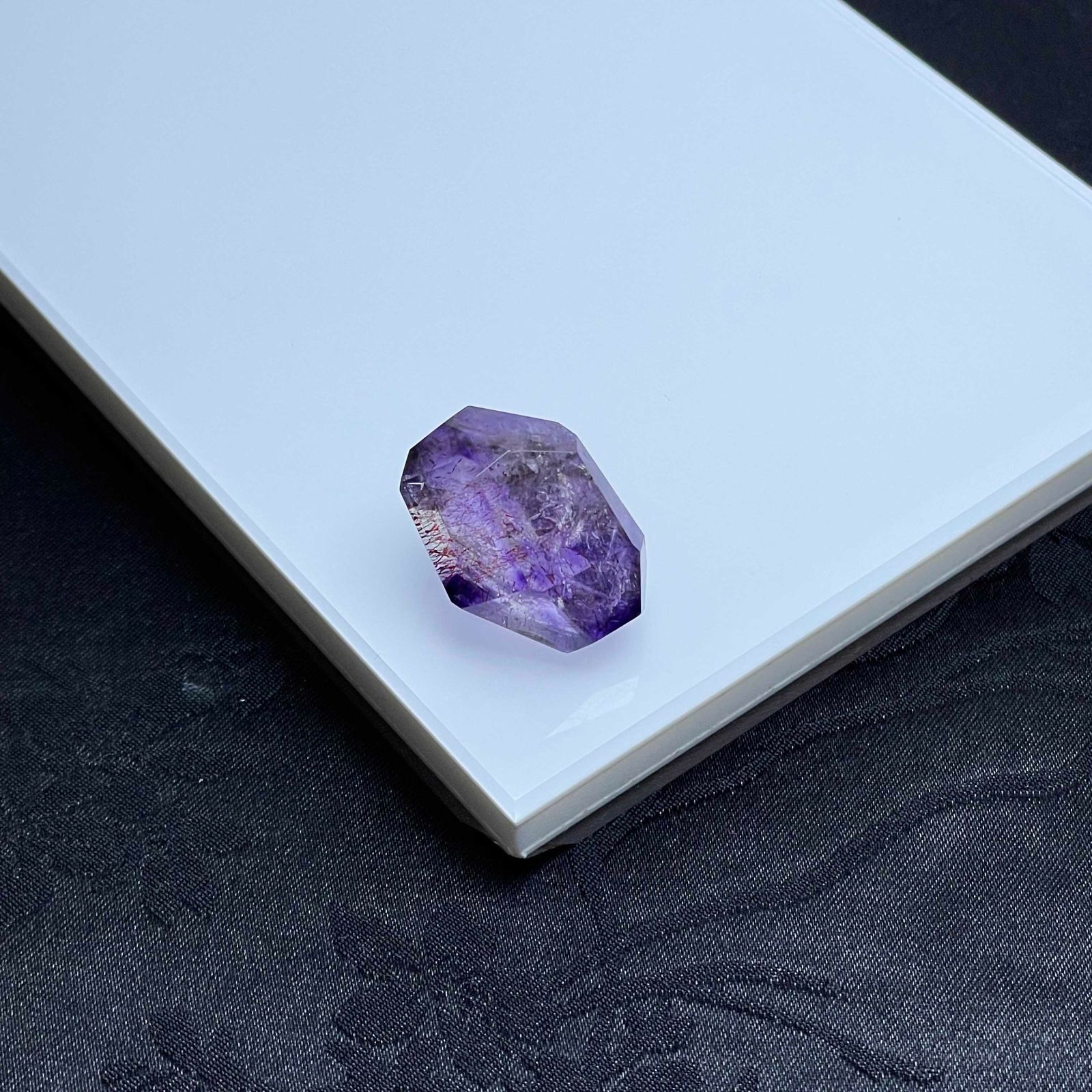 極上美品☆【スーパーセブン】☆パワーストーン 天然石 原石 27*19.6