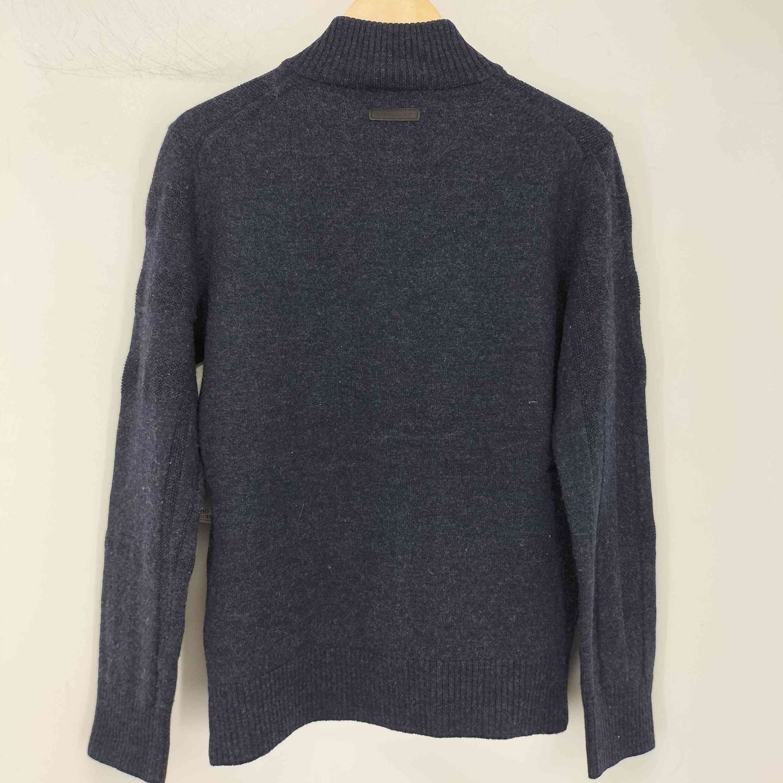 バーバリーロンドン BURBERRY LONDON ケーブルニット ショールカラー