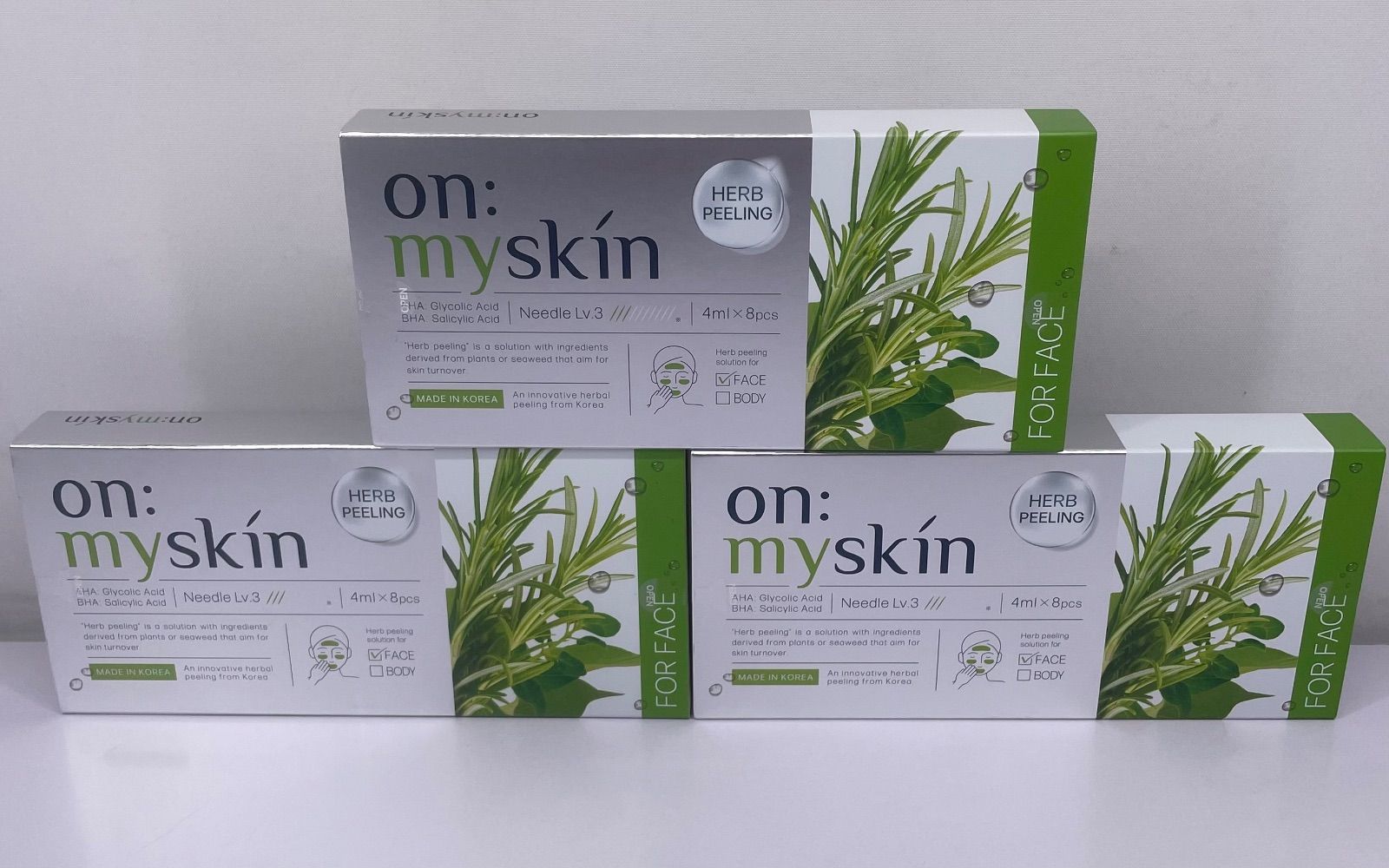 オンマイスキン ハーブピーリングソリューション フェイス用 パック