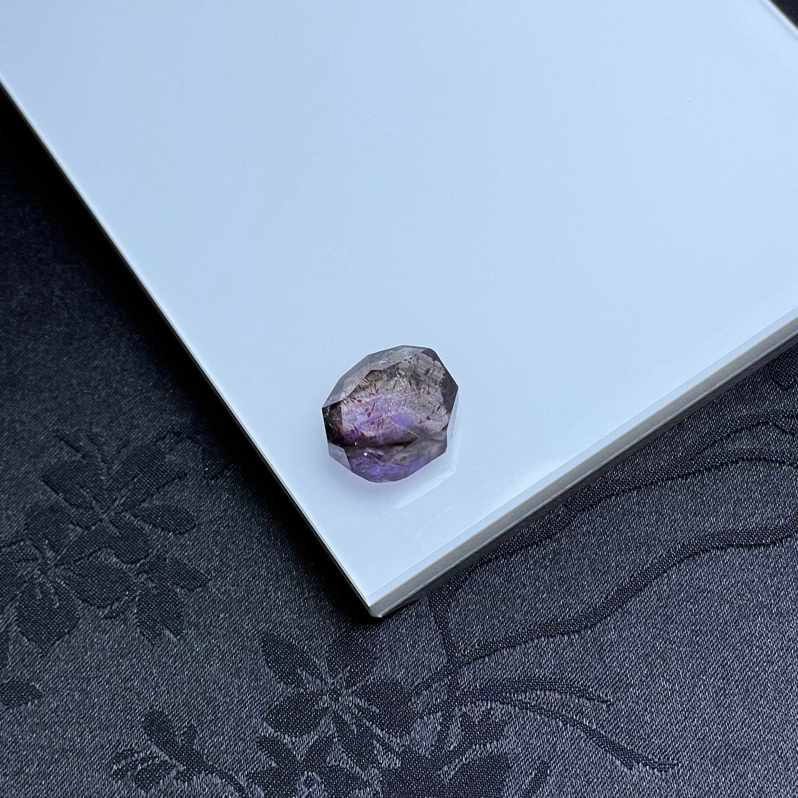 天然石 スーパーセブン パワーストーン 原石 19.2 17 10.8 mm ZZ 1849