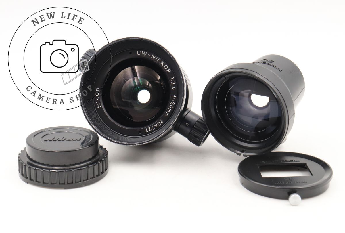 光学美品☆Nikon ニコン UW-NIKKOR 20mm F2.8 ニコノス用 ファインダー