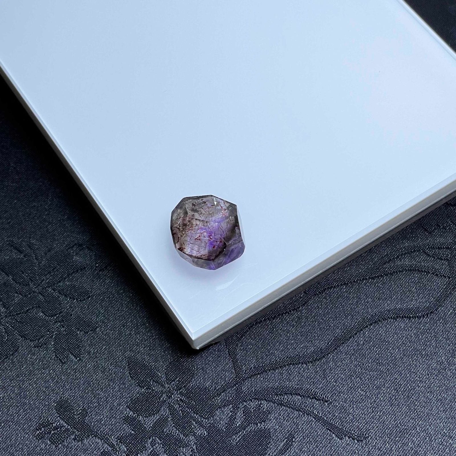 天然石 スーパーセブン パワーストーン 原石 19.2 17 10.8 mm ZZ 1849