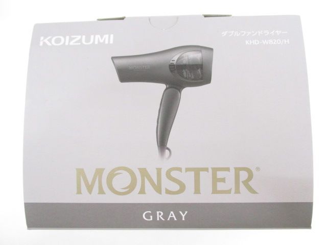 送料無料】☆新品未使用☆KOIZUMI MONSTER 速乾Wファン ドライヤー
