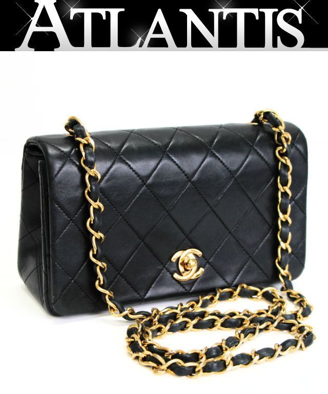 シャネル CHANEL ヴィンテージ ミニマトラッセ フルフラップ チェーン