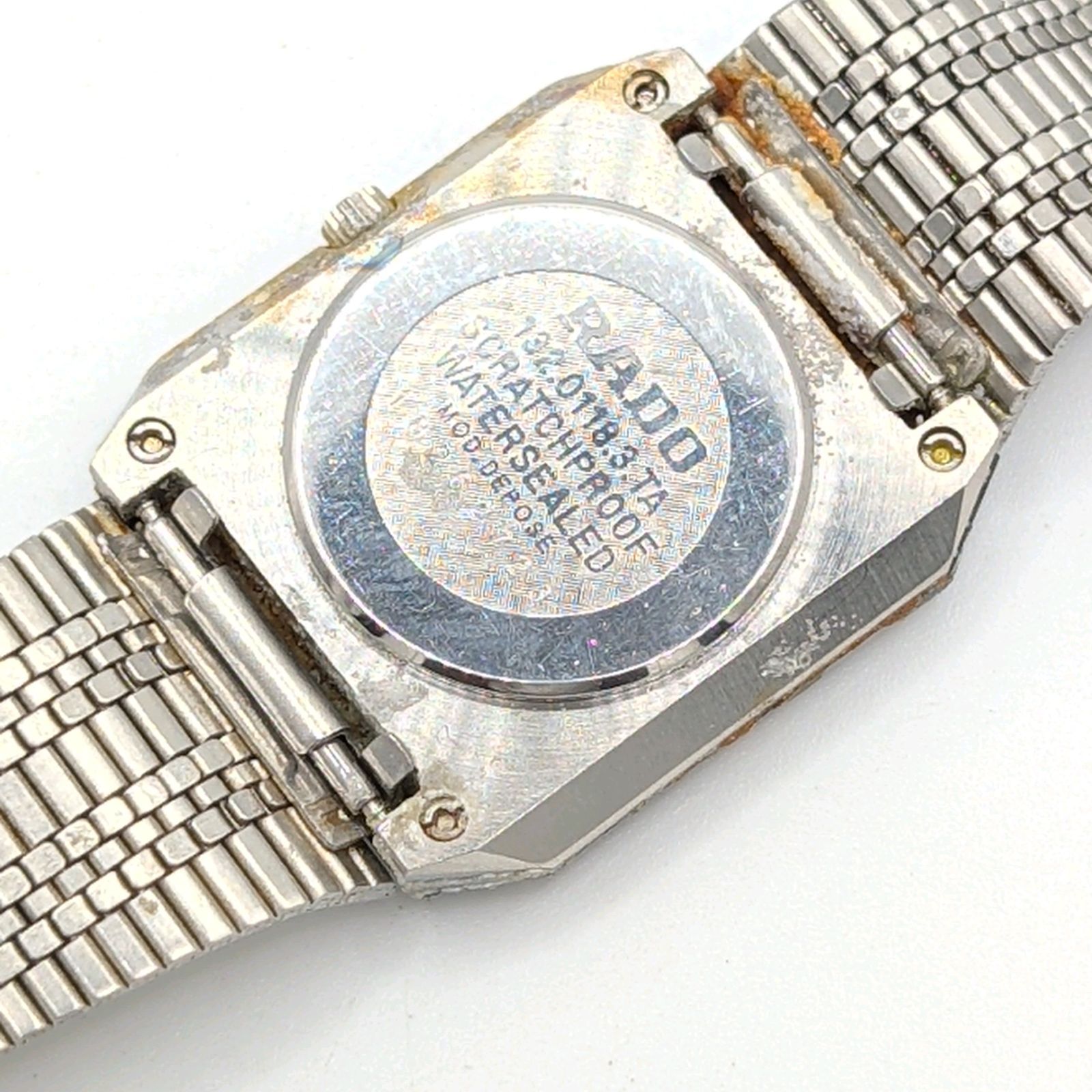 稼働 ラドー 腕時計 クオーツ メンズ シルバー デイデイト 3針 稼働 ラドー 腕時計 クオーツ メンズ シルバー デイデイト 3針 稼働