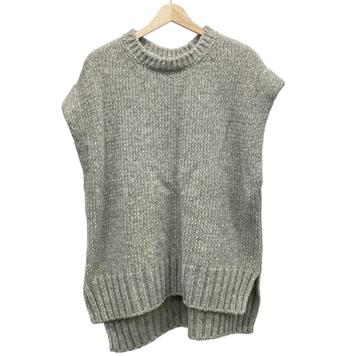 ATON エイトン ベスト サイズ02 M レディース - ライトグレー