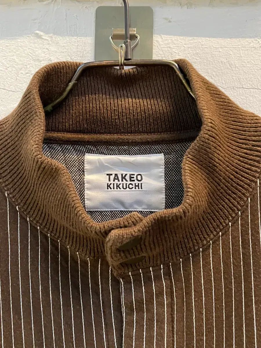 Takeo Kikuchi ブラウン ストライプ ブルゾン ジャケット 3 - メルカリ