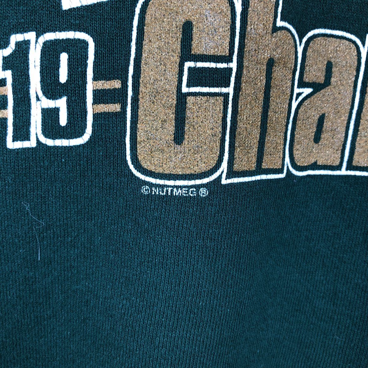 80s ONEITAカレッジプリントスウェット古着グリーン美品 L当時物CBOY 古着 90年代 オニータ ONEITA NFL GREEN BAY PACKERS グリーンベイ