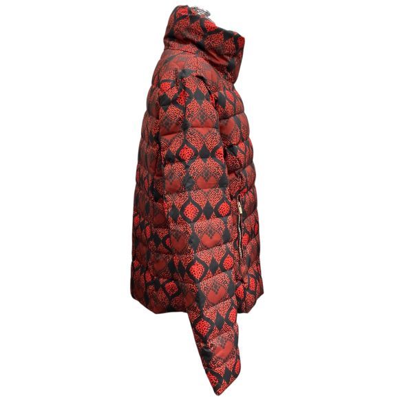 □ デシグアル Desigual ダウンジャケット 長袖 ハイカラー ジップ