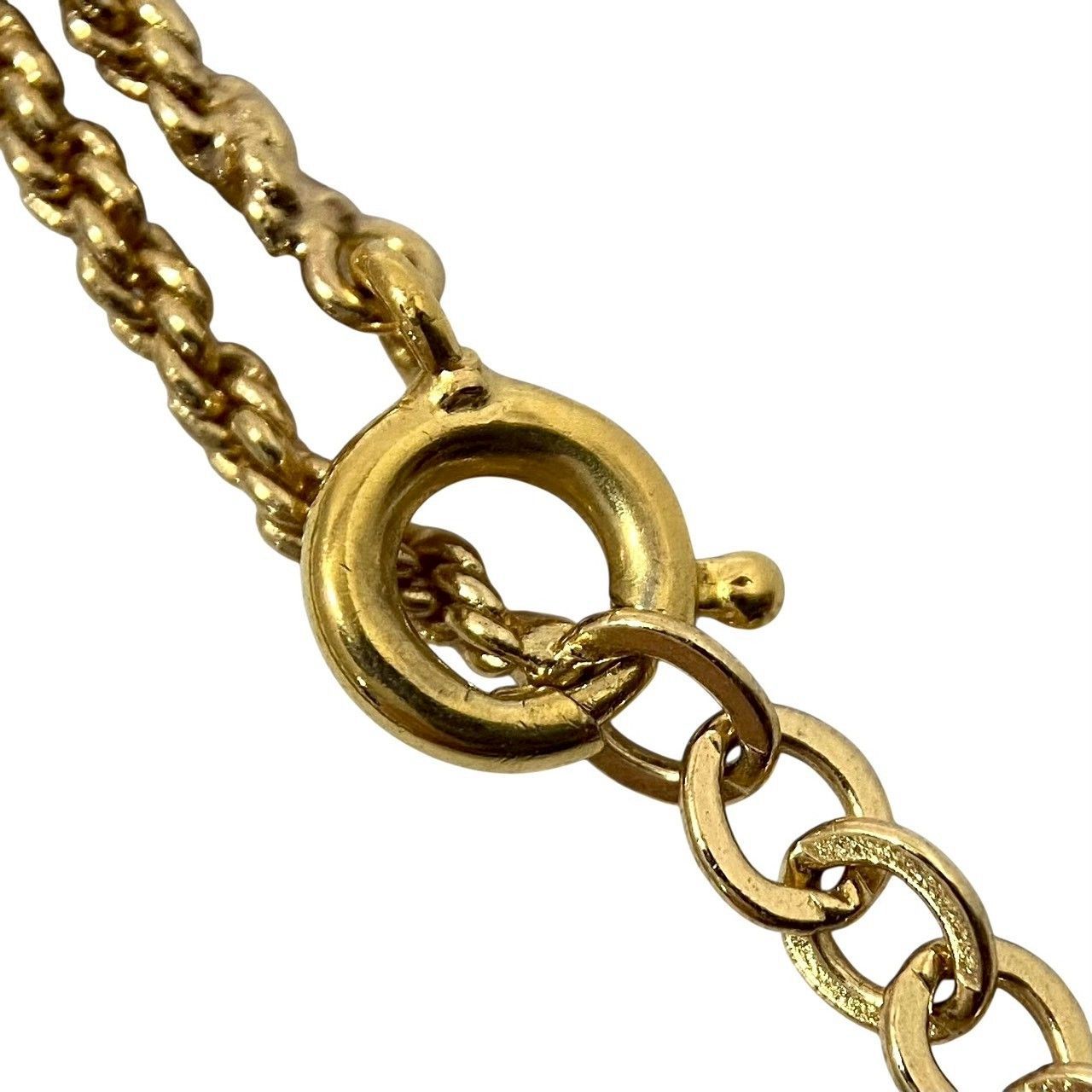 Dior】CDロゴ ネックレス ゴールド/金カラー サークル ヴィンテージ