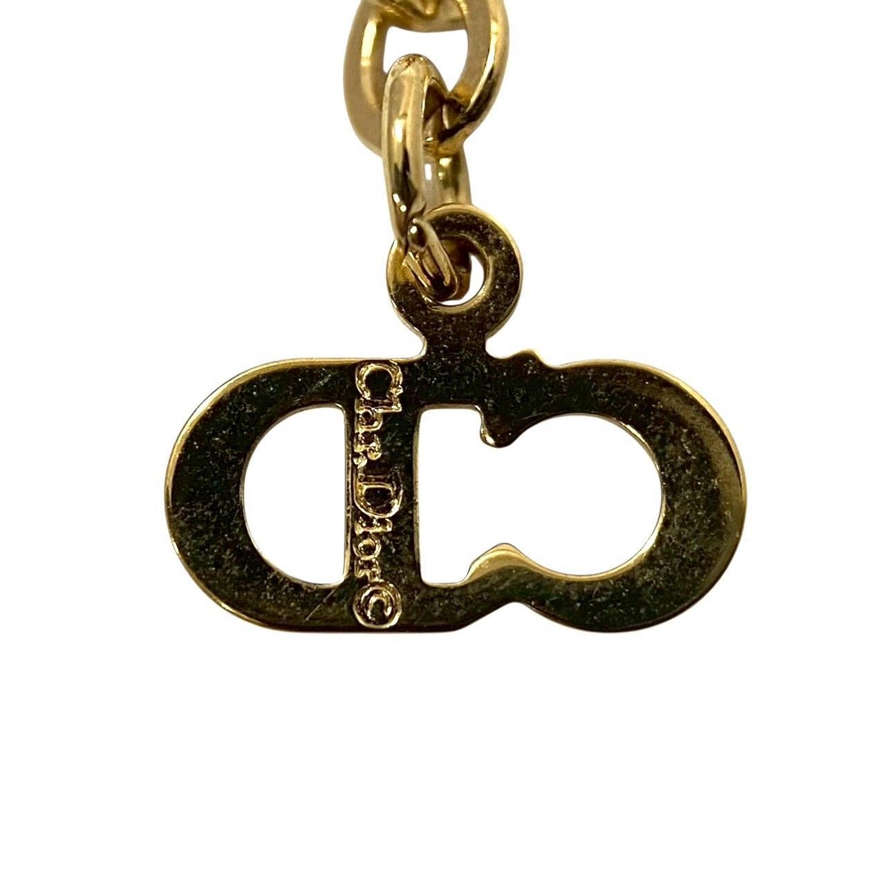 Christian Dior CDロゴ ネックレス ペンダント パール ゴールド すぐ届く♪Dior(ディオール）CD ネックレス ゴールドロゴ パール (Dior