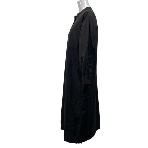 ◇ エムエイチエル MHL. シャツワンピース ロング丈 七分袖 スタンド