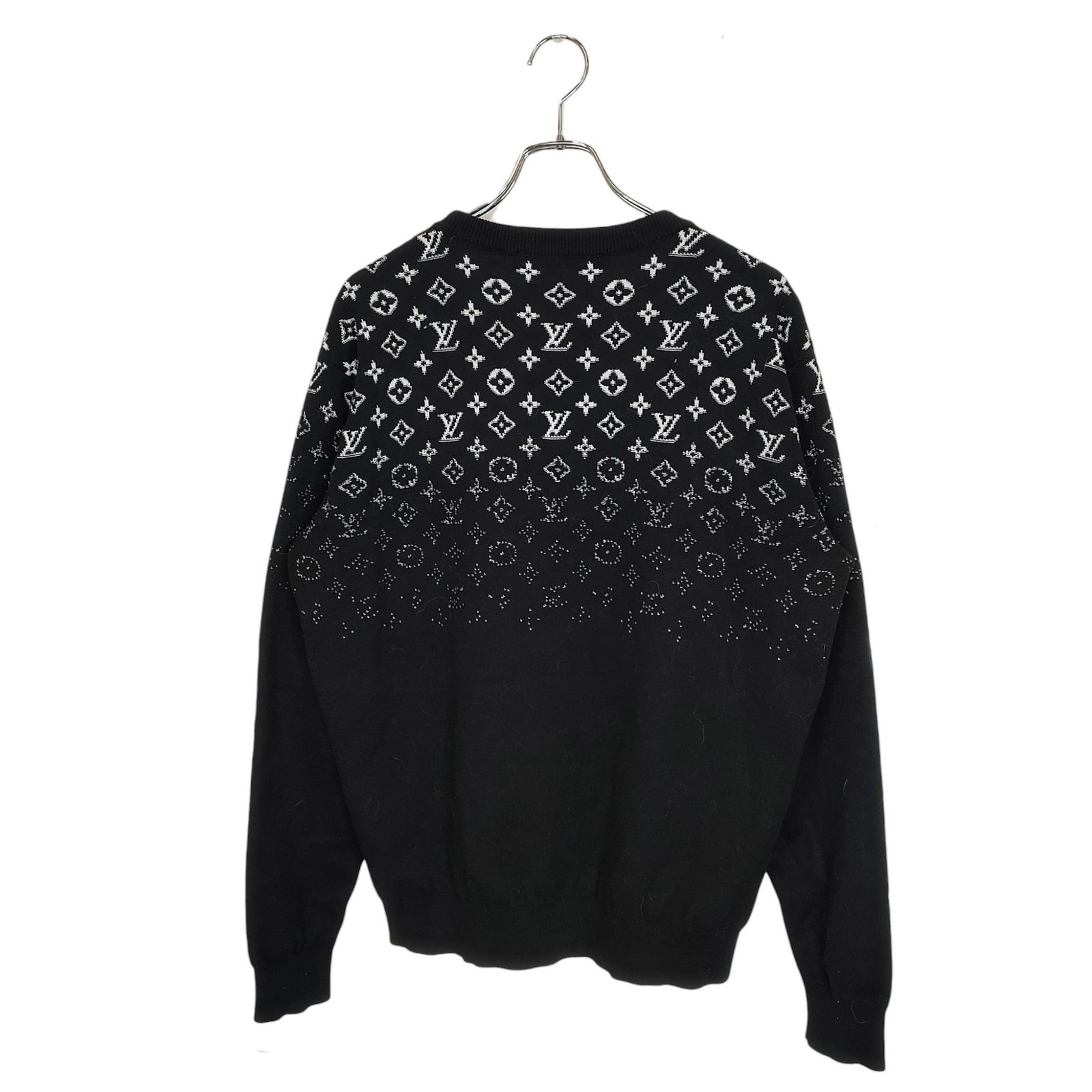 ルイヴィトン　ニット　モノグラム　グラディエント　ブラック　XL ー最安値ー ルイ・ヴィトン モノグラムセーター L