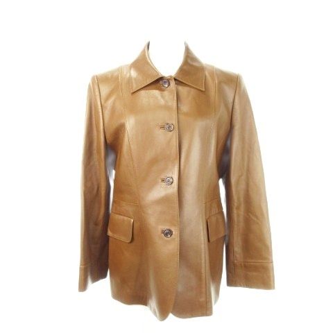 レリアン Leilian レザージャケット 羊革 本革 ステンカラー 総裏地 7