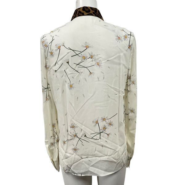 ○◇ ミュウミュウ MIU MIU トップス シャツブラウス 長袖 薄手 ヒョウ