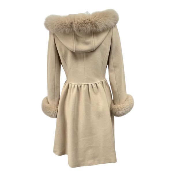 □ ルネ Rene アウター ロングコート ウールコート 長袖 FOXファー