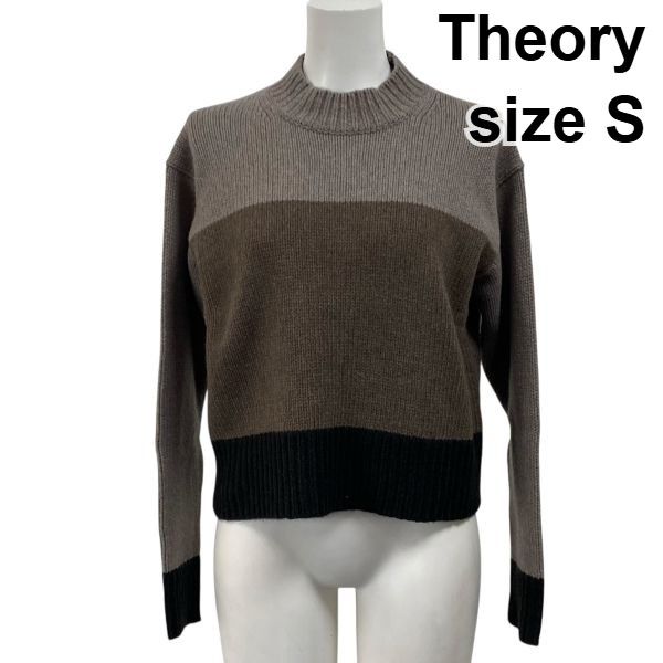 ◇ セオリー Theory ハイネックニットプルオーバー 長袖 カラー