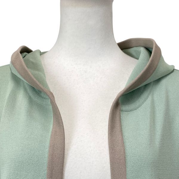 ◇ ルネ Rene ロングカーディガン フード 長袖 オープンフロント