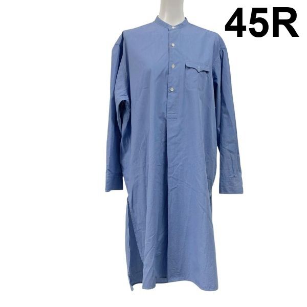 ◇ フォーティファイブアール 45R ロングシャツワンピース 長袖