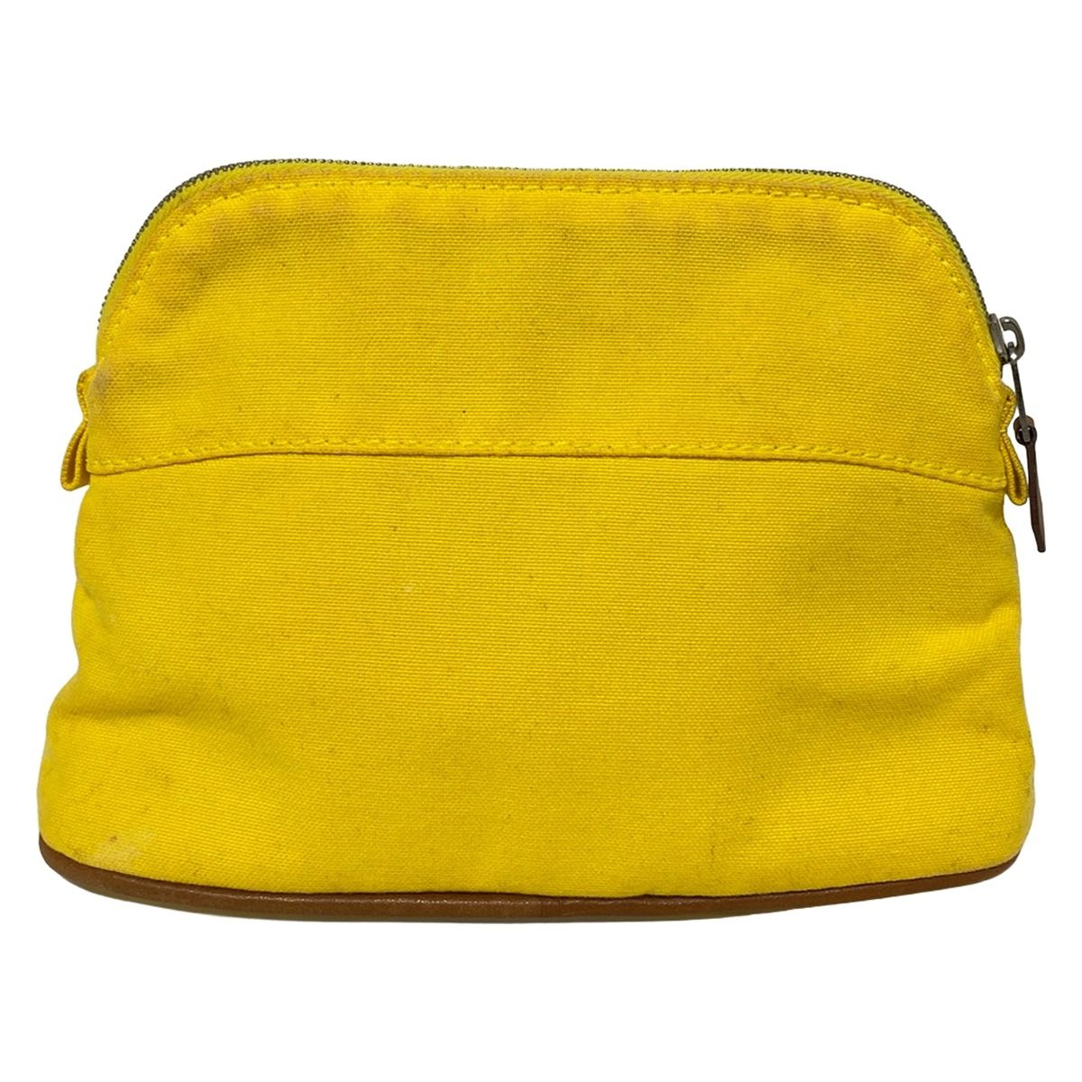 HERMES(エルメス) ポーチ ボリードポーチ20 イエロー×ブラウン