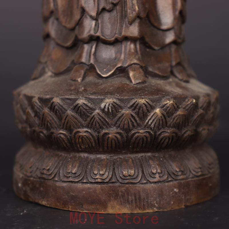  仏教美術 観音 仏像 置物gy 1216 金属工芸 工芸品