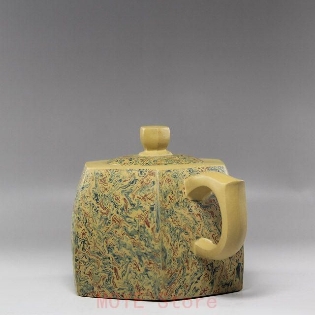 宜興紫砂壷 六方絞泥井欄壷 急須 茶道具 煎茶道具gy 1216