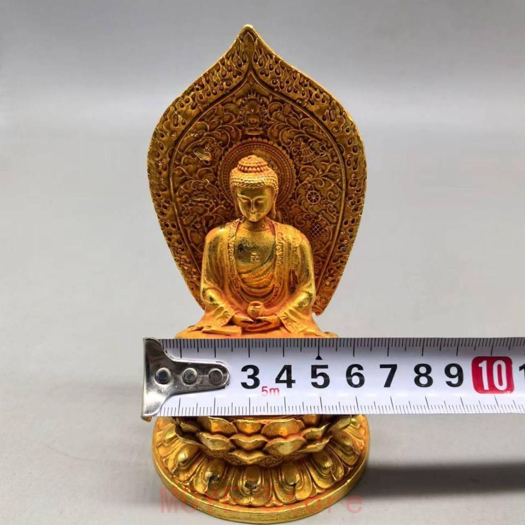釈迦牟尼仏 仏像 工芸品 美術品 置物gy1216 - メルカリ