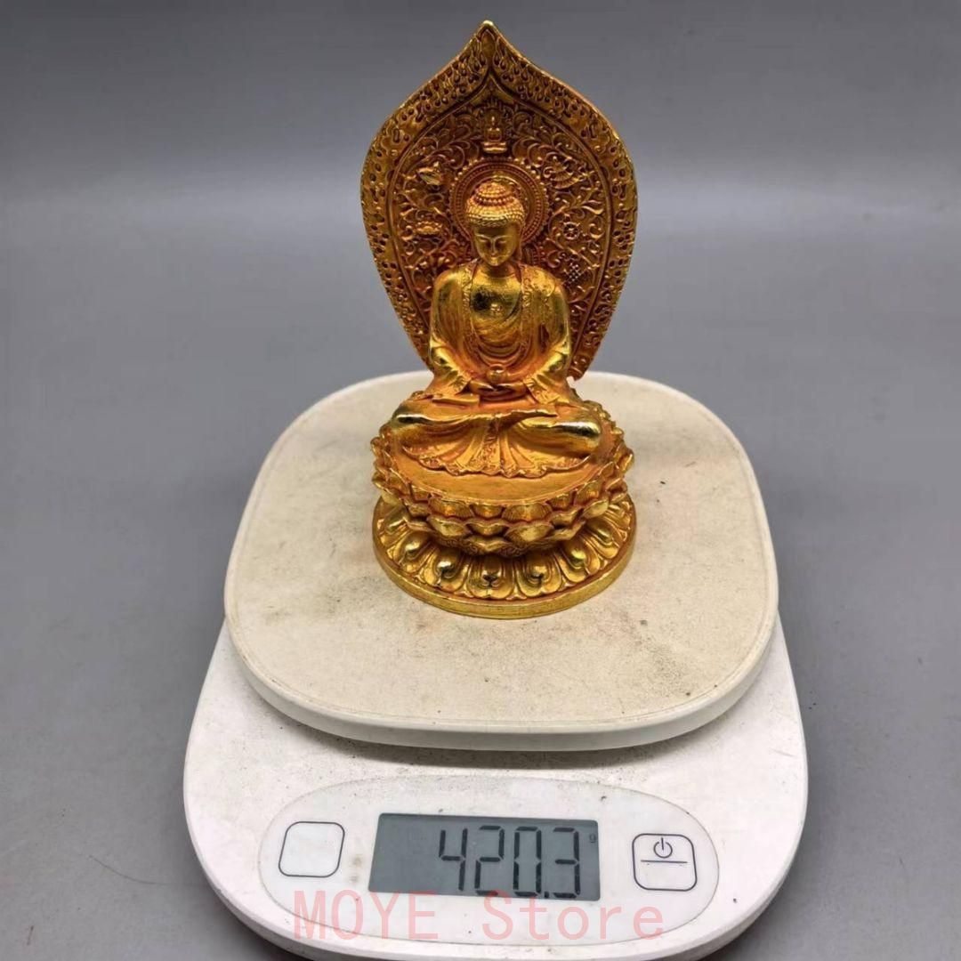 釈迦牟尼仏 仏像 工芸品 美術品 置物gy1216 - メルカリ