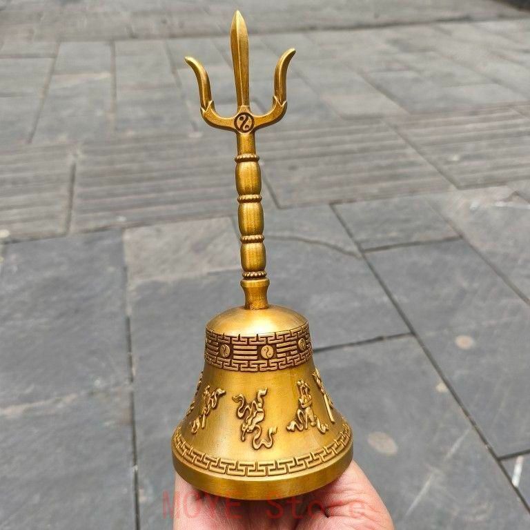 法器 太極八卦鈴 工芸品 美術品 置物gy1216 - メルカリ