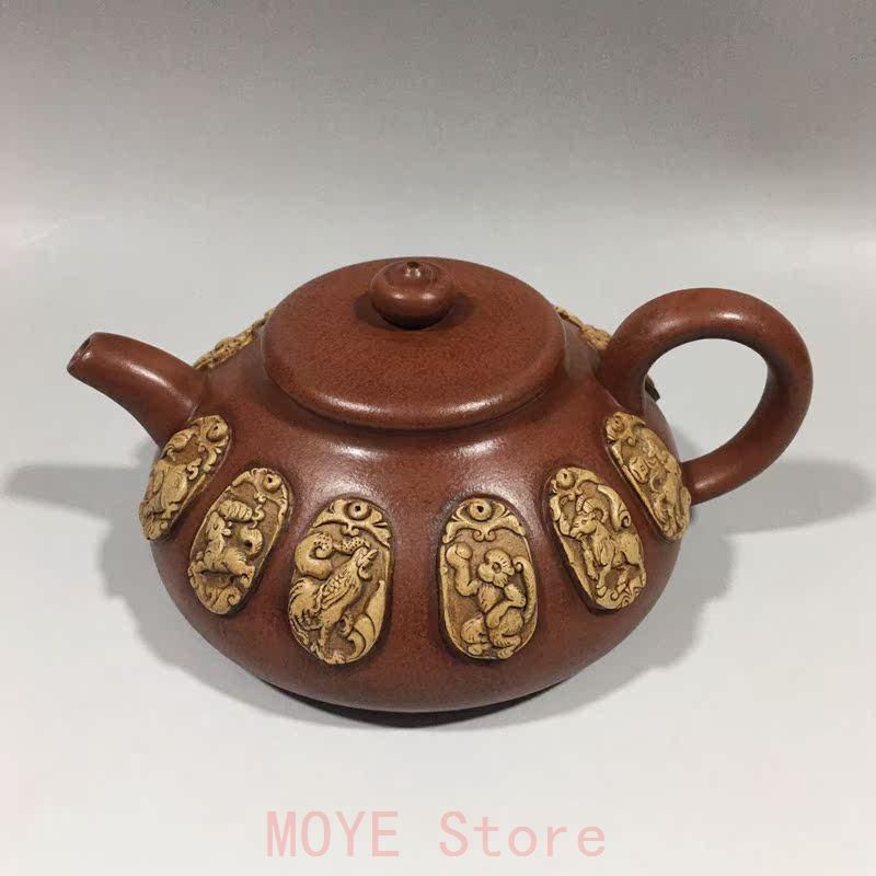 宜興紫砂壷 十二支壺 茶道具 煎茶道具gy 1216