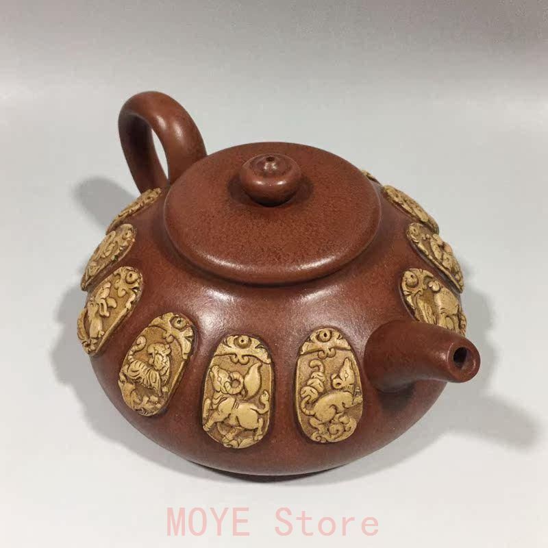 宜興紫砂壷 十二支壺 茶道具 煎茶道具gy1216 - メルカリ