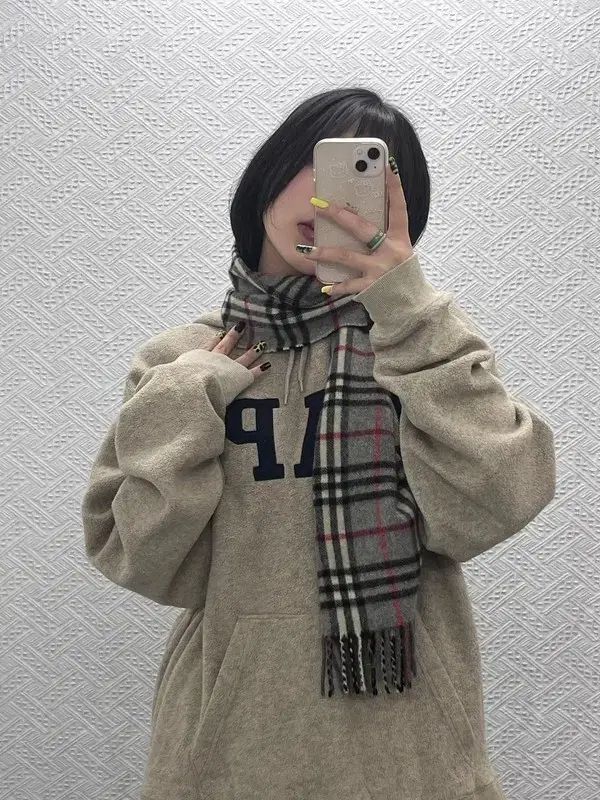 バーバリー モダンシック ラムウール ノヴァチェック マフラー C 07597