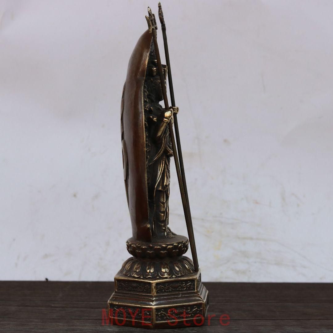 仏教美術 千手観音 銅製 仏像 彫刻 置物 開運 風水gy1216 - メルカリ