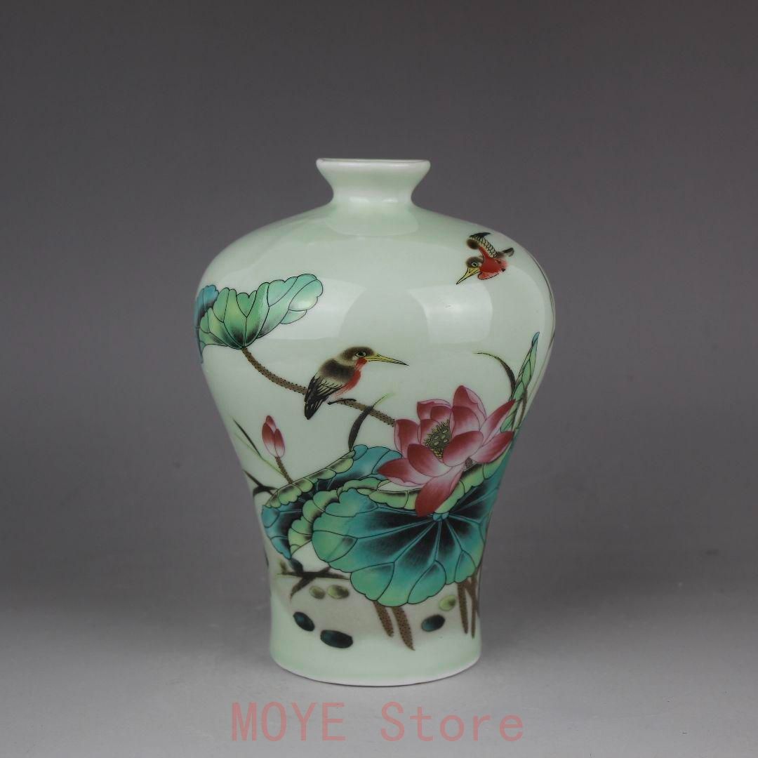 中国美術 花瓶 陶磁器 装飾品 工芸品美術品 置物gy1216 - メルカリ
