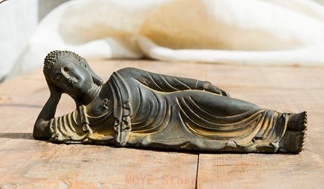 仏教美術 寝仏 置物 装飾品 工芸品 美術品 仏教美術 仏像 寝仏釈迦牟尼仏 工芸品 美術品 置物gy1216 - メルカリ