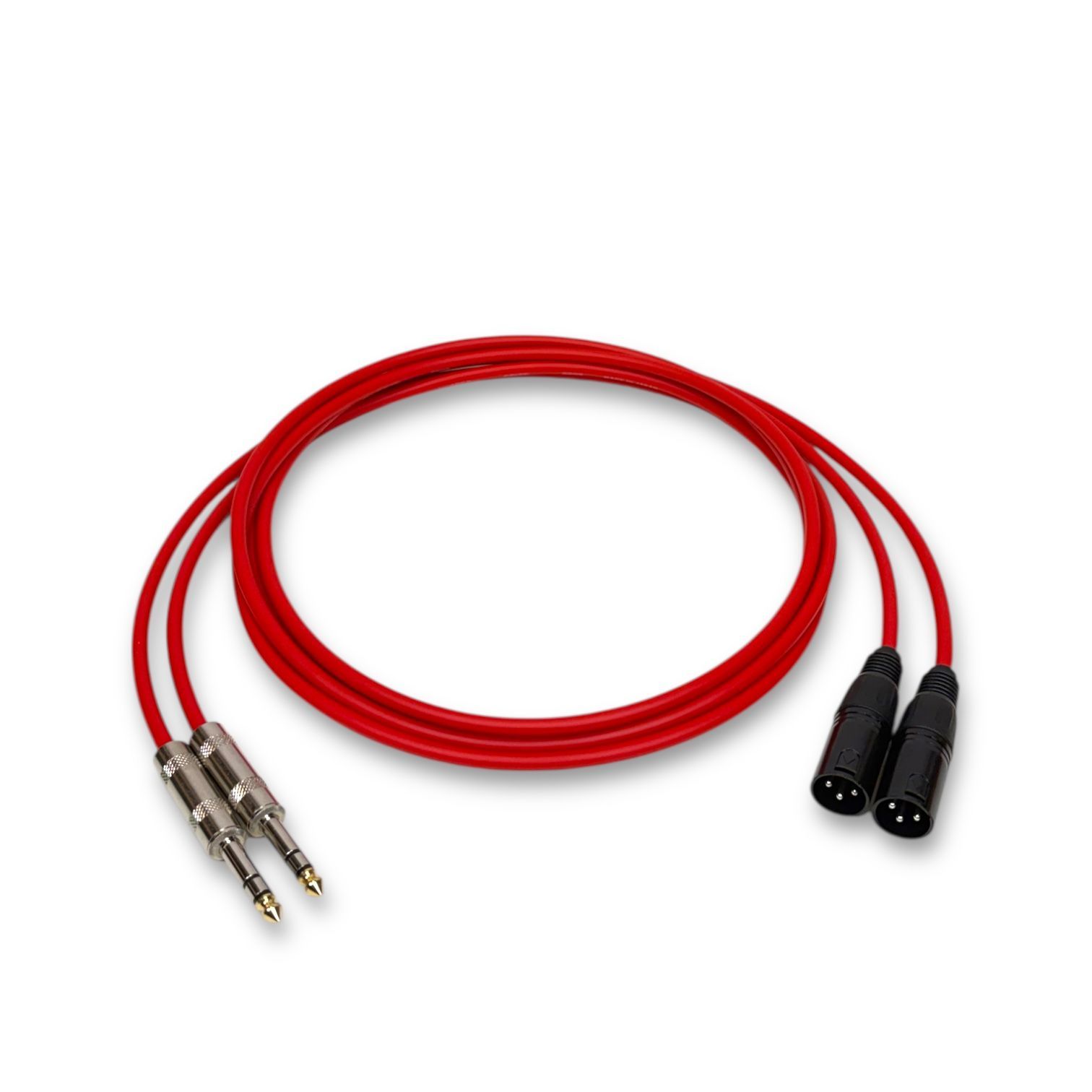 CANARE L-4E6S RED TRS XLR ケーブル 2m 2本セット - メルカリ
