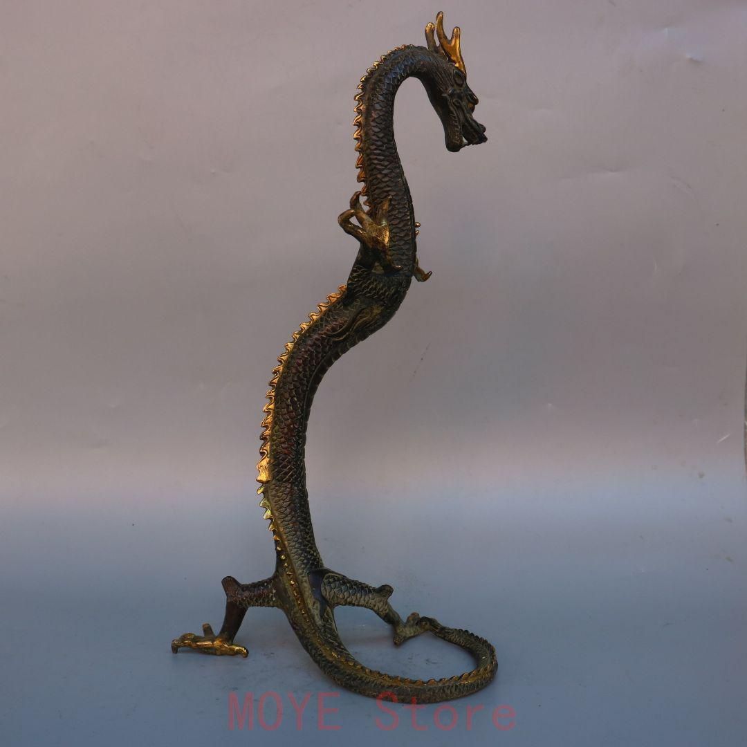  銅 重工 ドラゴン 装飾品 置物gy 1216 金属工芸 工芸品