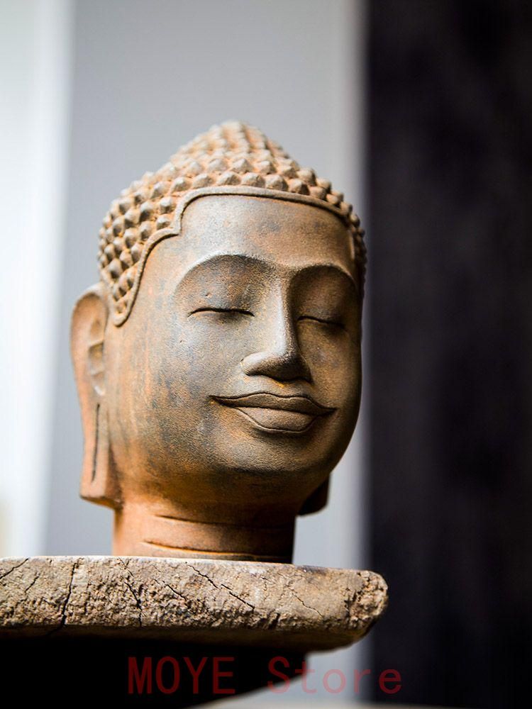  仏教美術 仏頭 装飾品 置物gy 1216 金属工芸 工芸品