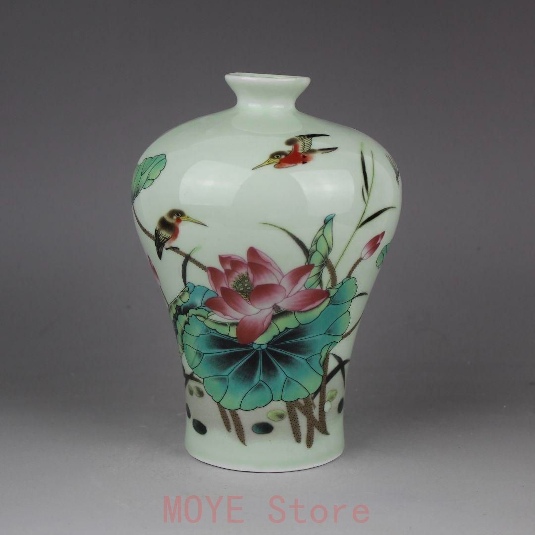 中国美術 花瓶 陶磁器 装飾品 工芸品美術品 置物gy1216 - メルカリ