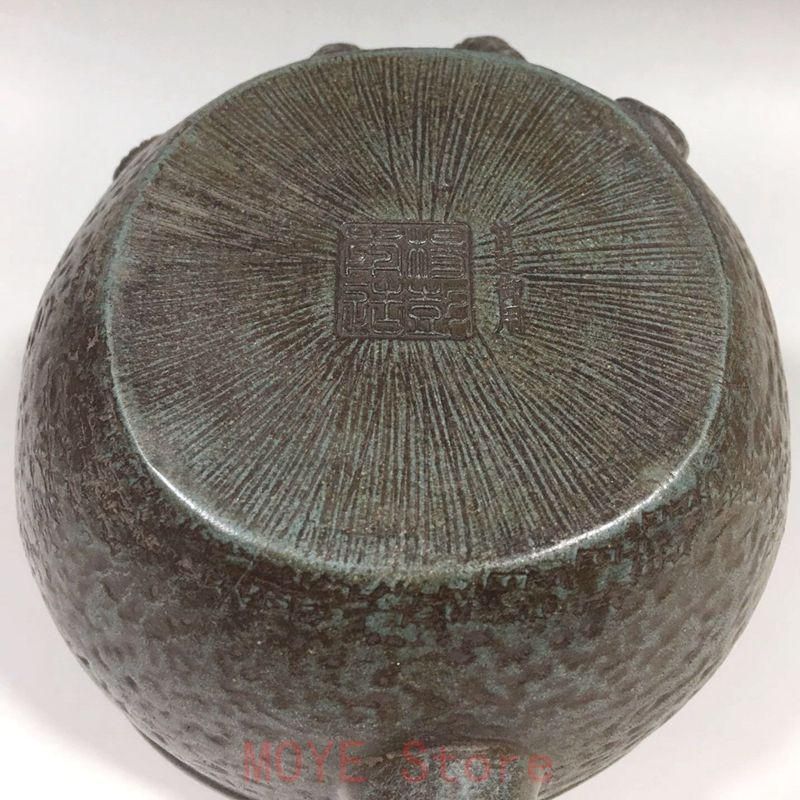 緑泥の弥勒紫砂壷 茶道具