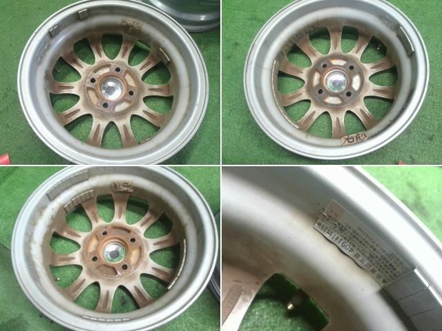  社外 SIBILLA 13インチ アルミホイール 4本 アルト キャロル外し 自社品番240760 13インチ ホイール