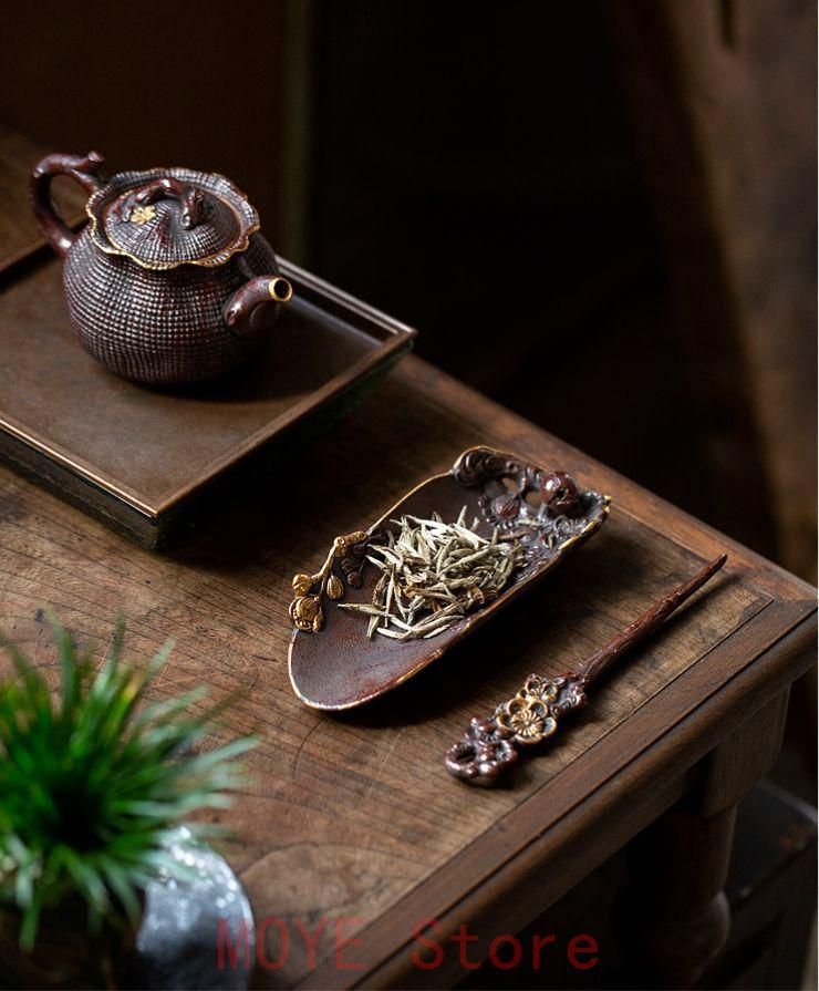 梅の花の手浮彫り茶則 茶杓 新品未使用 茶道具gy1216 - メルカリ