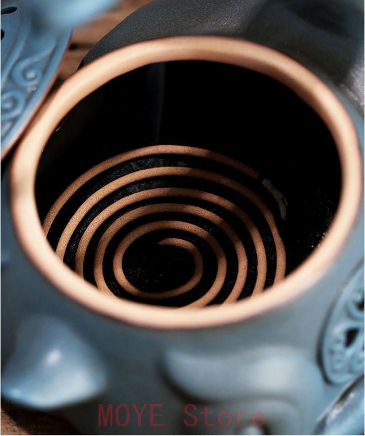 福鹿 香炉 陶磁器 装飾品 工芸品 美術品 置物gy1216 - メルカリ