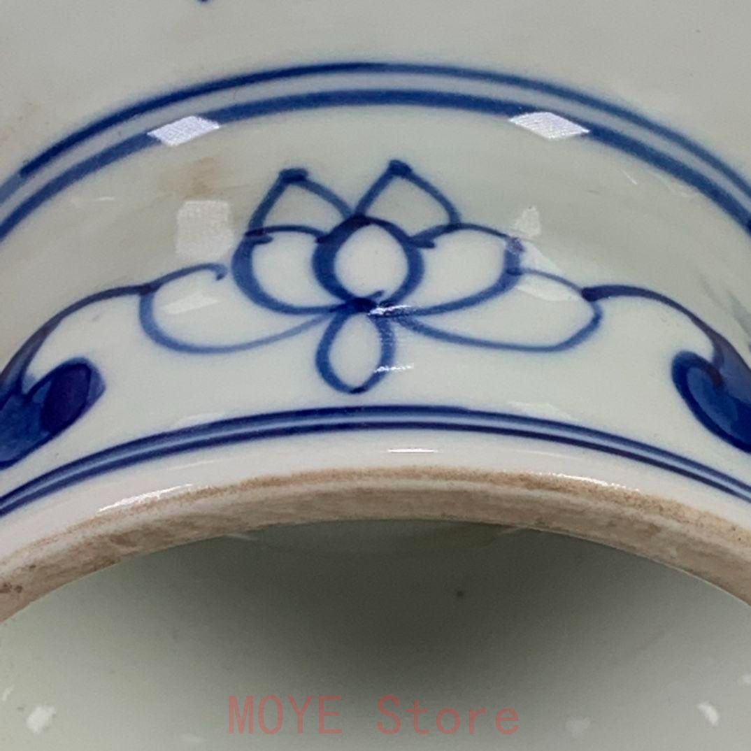 中国美術品 青花釉里 紅蓮花 高足果皿 置物gy1216 - メルカリ